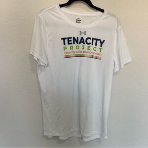 Under Armour White Tenacity Project Lacrosse Women’s Tee T-Shirt XL